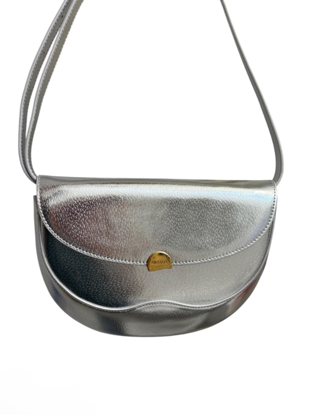 Oleada limited edition “from boardroom to ballroom” echo bag Maye Musk silver